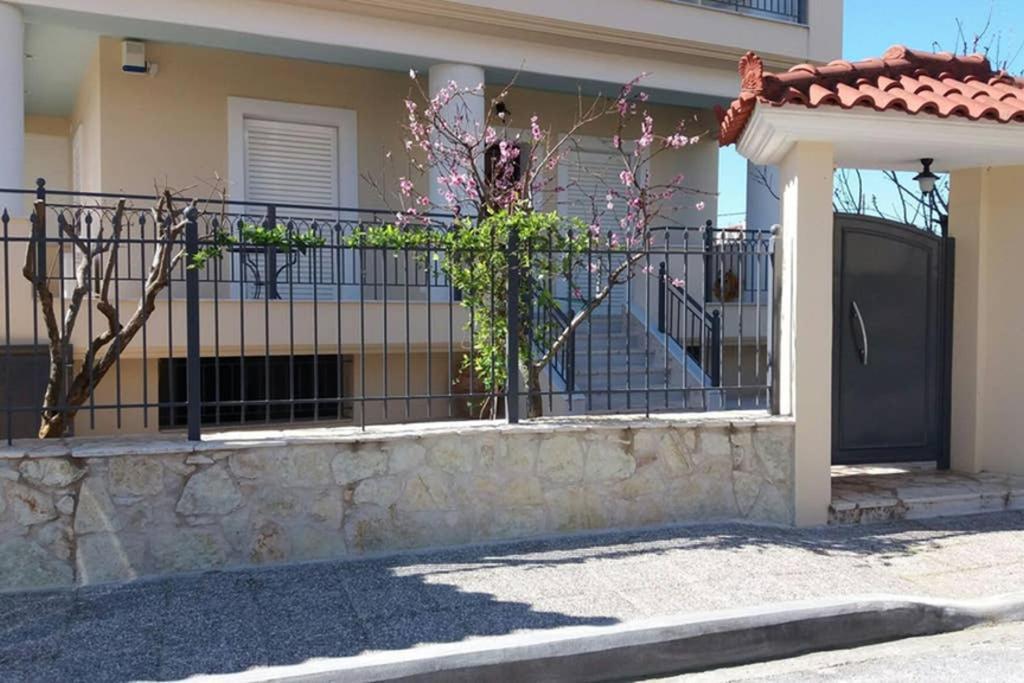 Coastal Garden Retreat: Cozy Apartment Near Beach & City Kalamata Exterior photo